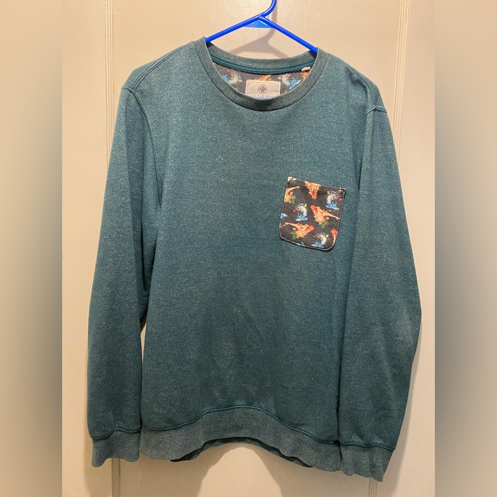 Vintage teal crewneck sweatshirt